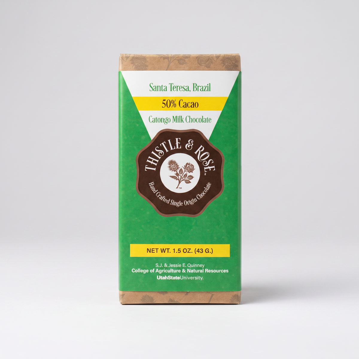 Thistle & Rose — Santa Teresa, Brazil 50% Cacao Milk Chocolate