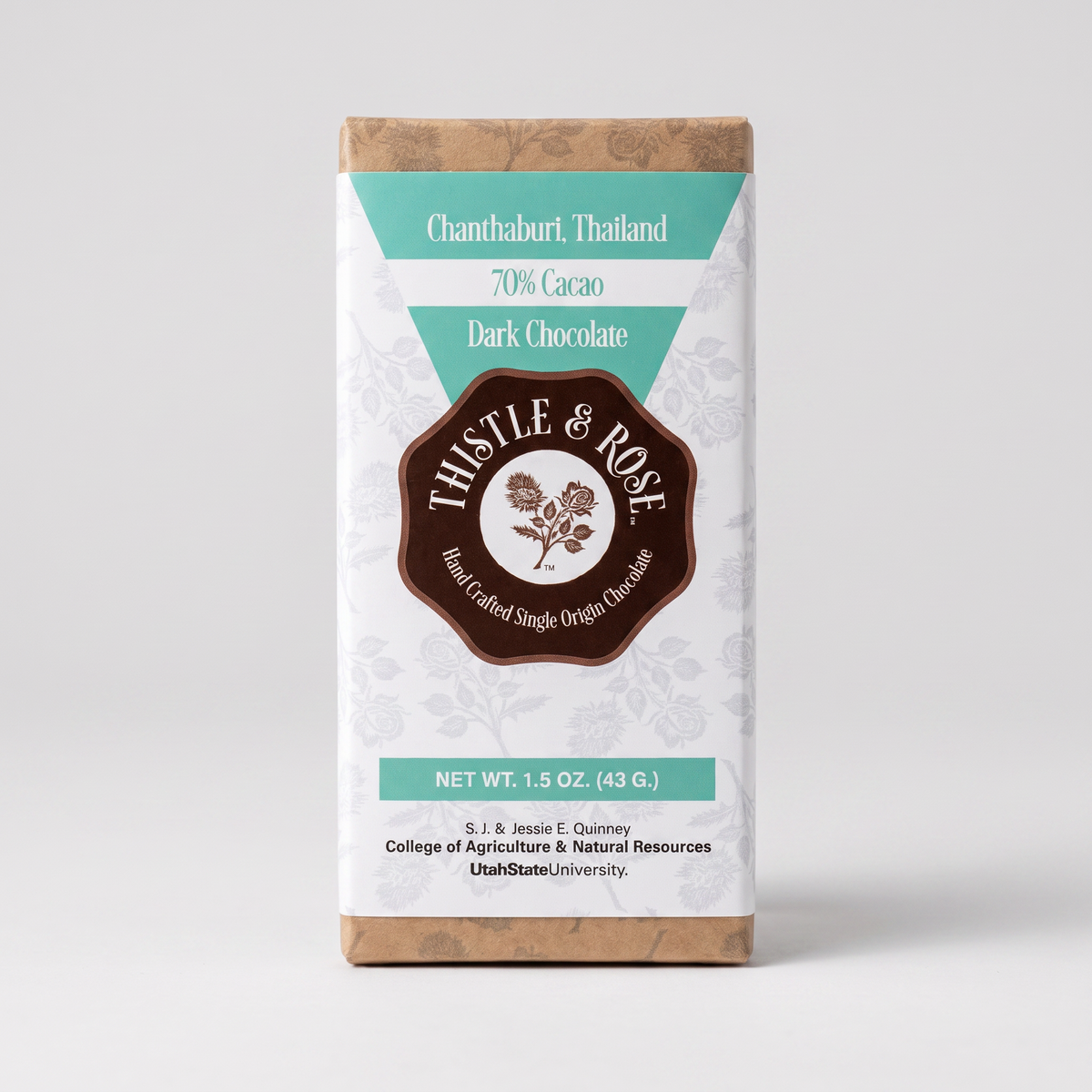 Thistle & Rose — Chanthaburi, Thailand 70% Cacao Dark Chocolate
