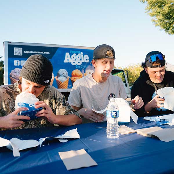 Aggie Ice Cream Eating Contest Entry