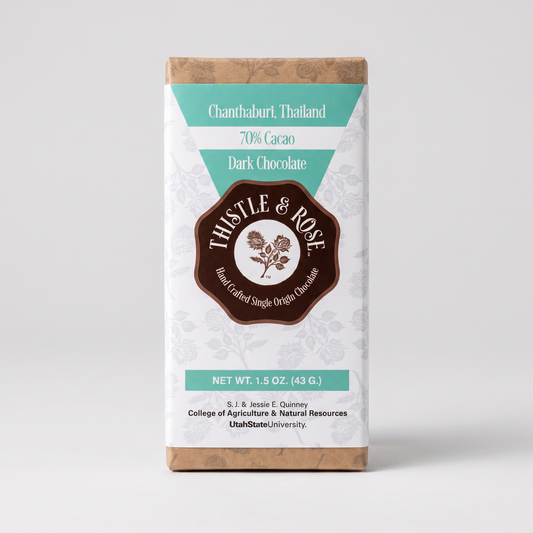 Thistle & Rose — Chanthaburi, Thailand 70% Cacao Dark Chocolate